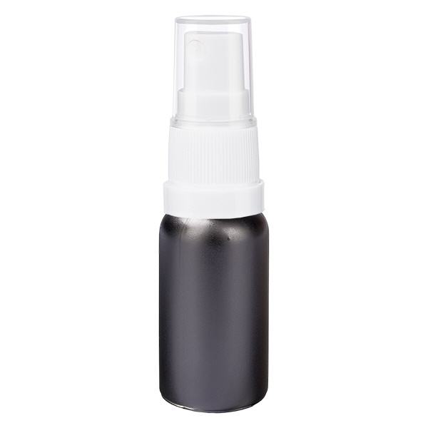 20ml Sprayflasche mit weißem Verschluss BlackLine UT18/20