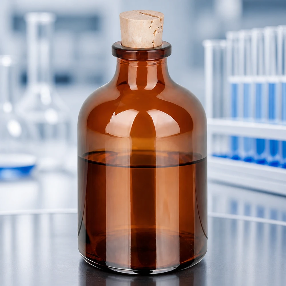 Flasche Braunglas 50ml mit Korken 11/14mm Handliche Braunglasflasche 50ml mit Korken als Verpackungslösung für Naturheilmittel