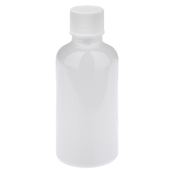 50ml Flasche 11mm Schraubverschluss weiß Standard WhiteLine UT18/50