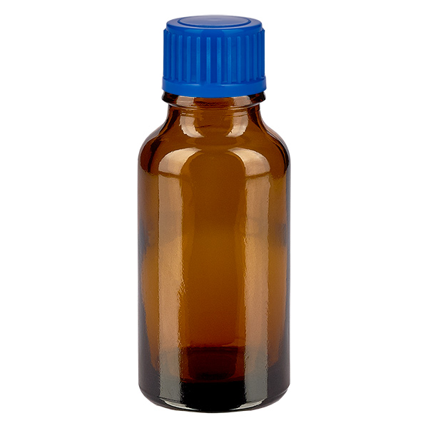 20ml Flasche 11mm Schraubverschluss blau Standard BrownLine UT18/20