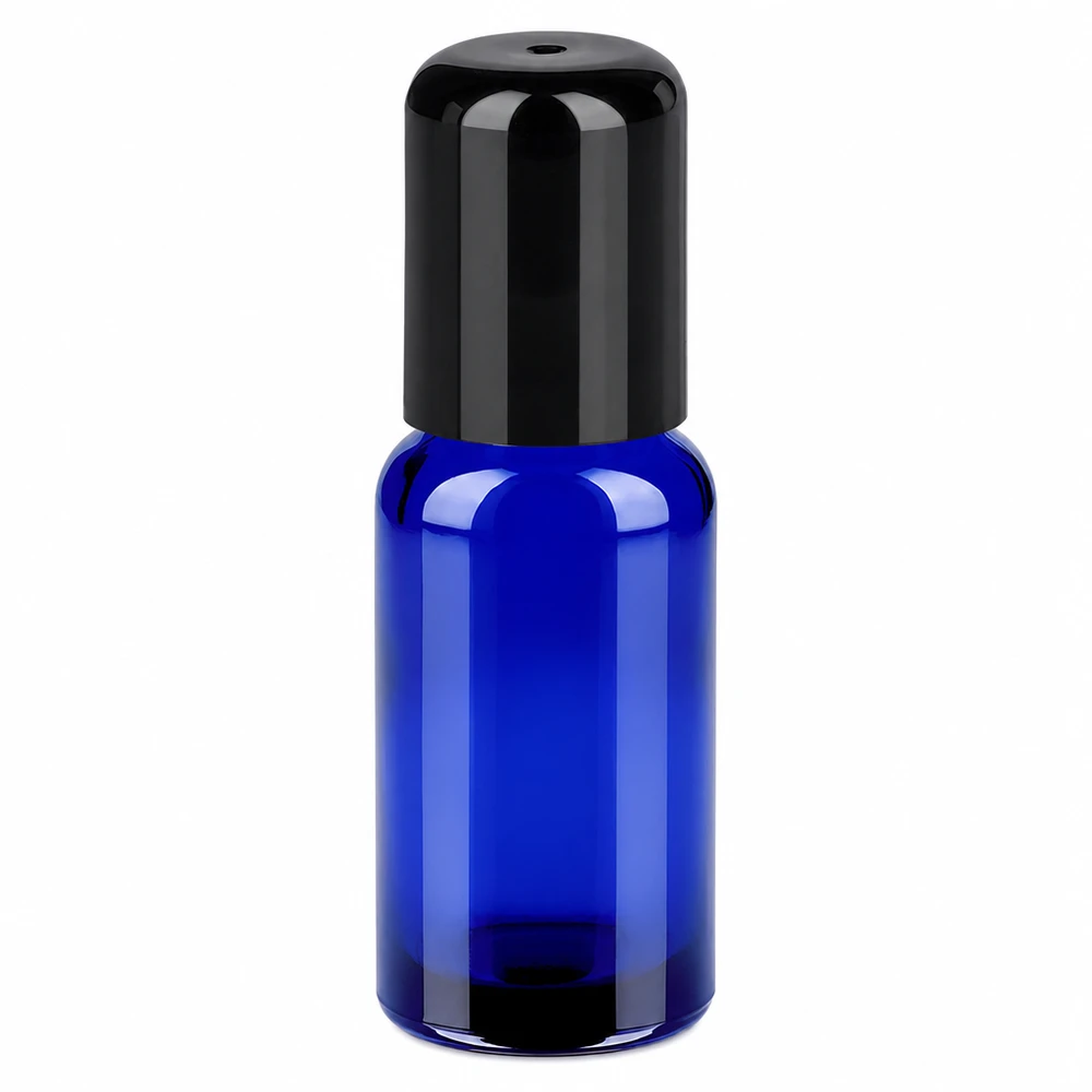 Flacon Roll-On 20ml noir STD BlueLine UT18/20 Flacon en verre de haute qualité 20ml bleu Système Roll-On pour parfums et huiles faits maison
