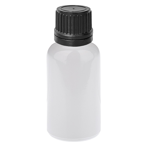 Flacone contagocce da 20 ml 1 mm nero Tappo di sicurezza WhiteLine UT18/20 Flacone contagocce da 20 ml 1 mm nero Tappo di sicurezza WhiteLine UT18/20