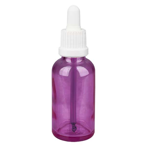 30ml Pipettenflasche weiss Originalität Schraubverschlusserschluss  PurpleLine UT18/30