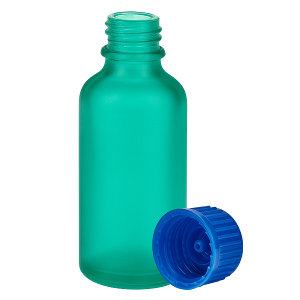 50ml Flasche 11mm Schraubverschluss blau Standard GreenLine UT18/50