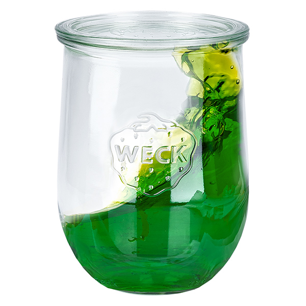 18er Set Weck Gläser 1062ml Tulpengläser, 1L Sturzgläser mit