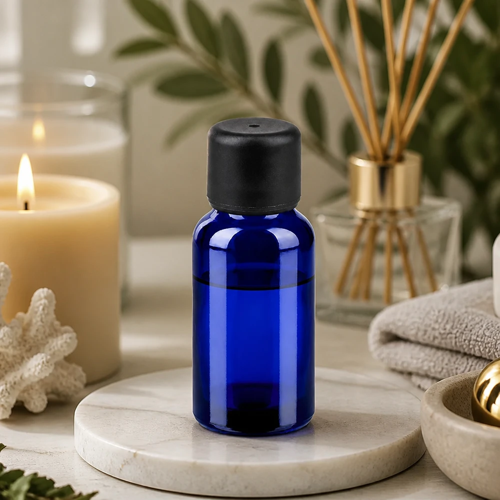 Contenitore in vetro premium da 20 ml con tappo nero resistente alla corrosione per la stabilità chimica