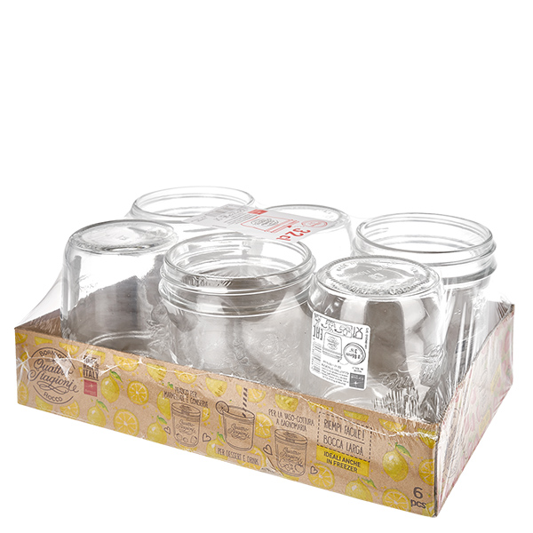 320ml Sturzglas "Quattro Stagioni" mit Deckel