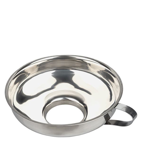 Trichter 14.8x6.2x5.3cm aus Edelstahl mit Griff