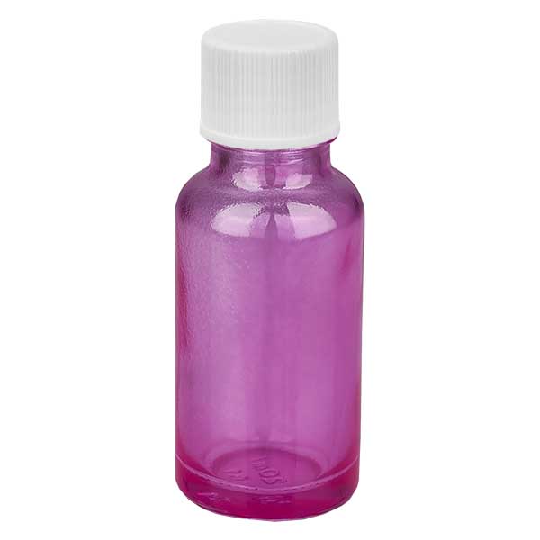 20ml Flasche 11mm Schraubverschluss weiss Standard PurpleLine UT18/20
