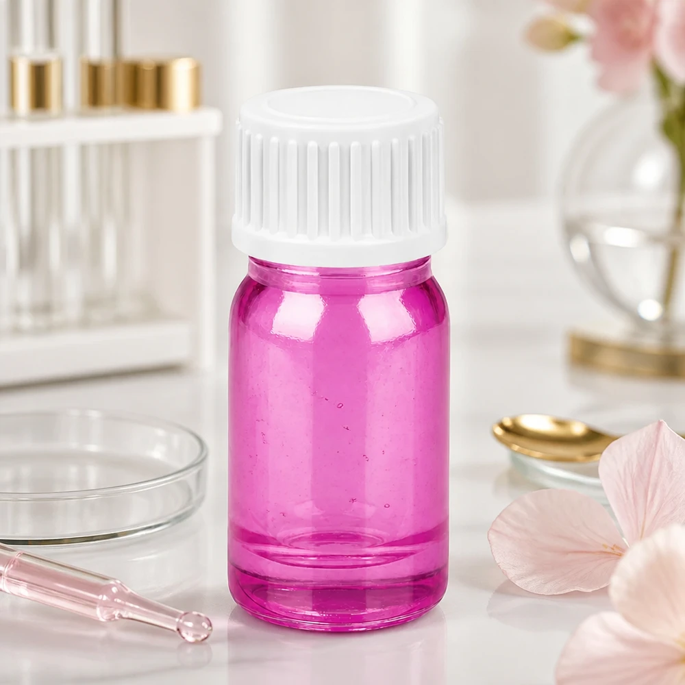 5ml Tropfflasche 0.9mm weiss Standard PurpleLine UT18/5 5ml Dosierungsflasche lila transparent UT18/5 Gewinde perfekt für flüssige Wirkstoffe STD