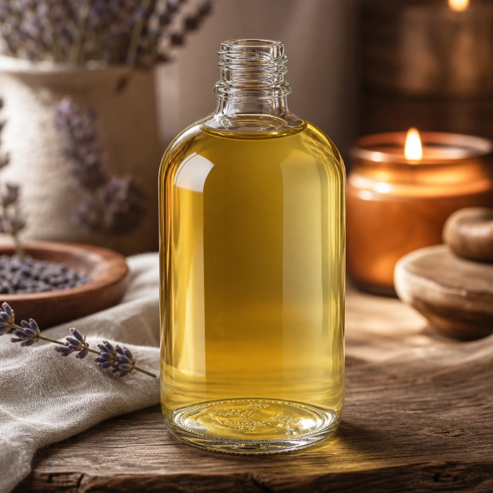 Klarglas Flasche 100ml DIN 18 ApoGlas 100ml Glasflasche mit präzisem Schraubverschluss für tropfenfreie Dosierung von Extrakten