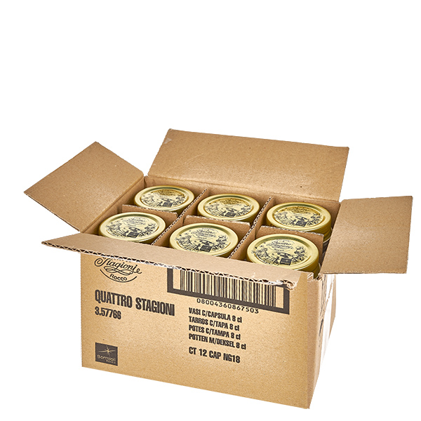 40ml Miniglas "Quattro Stagioni" mit Deckel