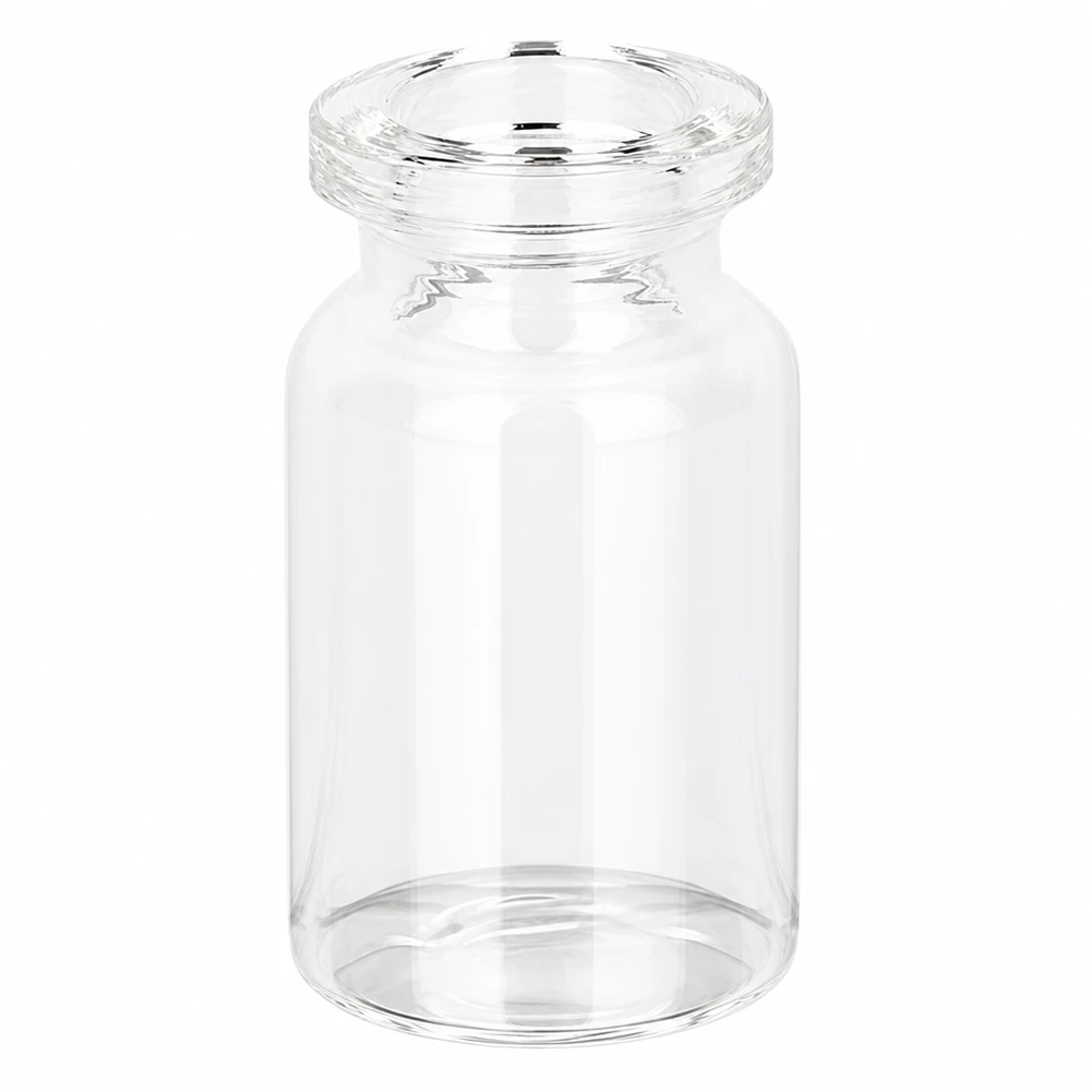 Bottiglia per iniezione in vetro trasparente 5ml 5ml Klarglas Fläschchen für Injektionslösungen transparent mit glattem Boden