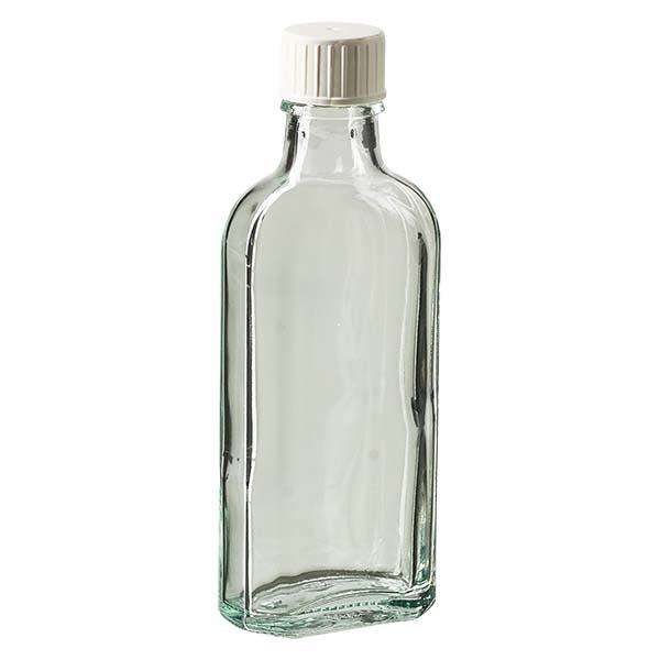 100 ml Meplat tappo a vite trasparente con anello versatore 100 ml Meplat tappo a vite trasparente con anello versatore