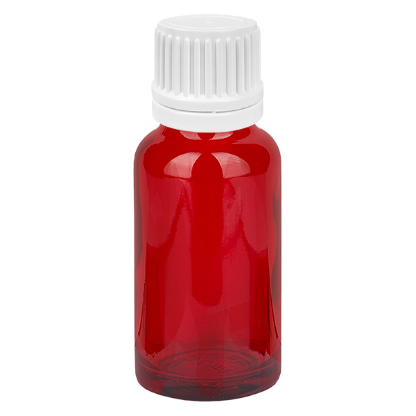 Flacon compte-goutte 20ml 0.7mm blanc OV RedLine UT18/20