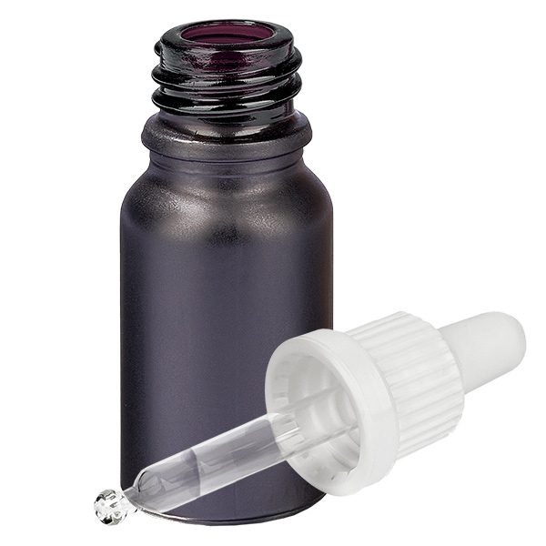 10ml Pipettenflasche weiß Originalitätsverschluss BlackLine UT18/10