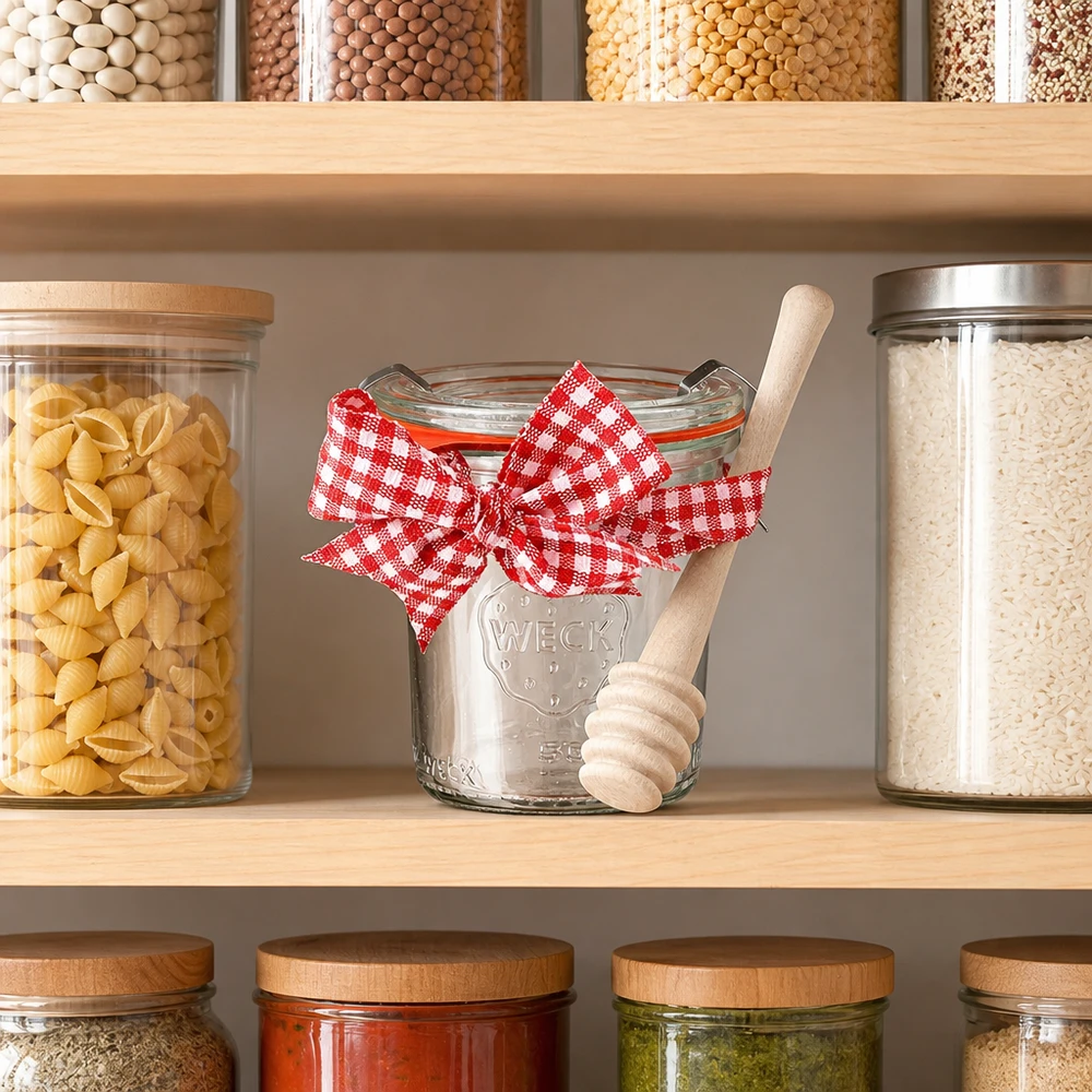 WECK mini tumbler 140ml completo di cucchiaio per miele
