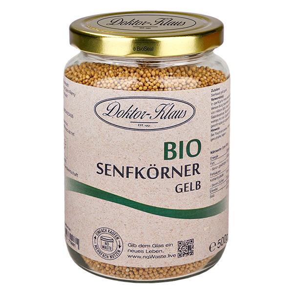 500 g di semi di senape biologica gialla Doktor-Klaus noWaste 500 g di semi di senape biologica gialla Doktor-Klaus noWaste