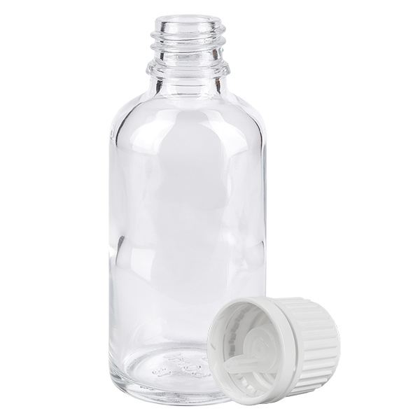 Flacone contagocce da 50 ml 0,7 mm bianco OV ClearLine UT18/50 Flacone contagocce da 50 ml 0,7 mm bianco OV ClearLine UT18/50