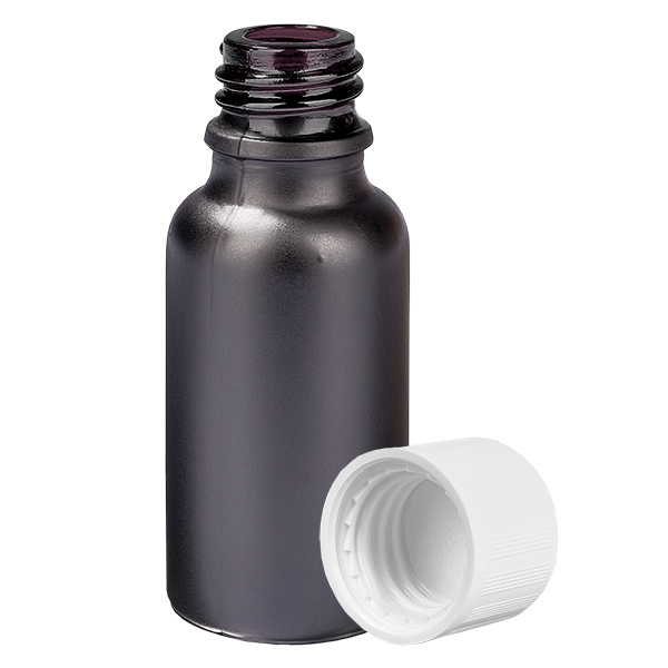 20ml Flasche 11mm Schraubverschluss weiß Standard Kindersicherung BlackLine UT18/20