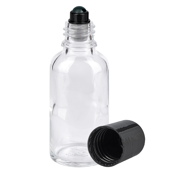 Flacone roll-on da 30 ml nero STD ClearLine UT18/30 Flacone roll-on da 30 ml nero STD ClearLine UT18/30
