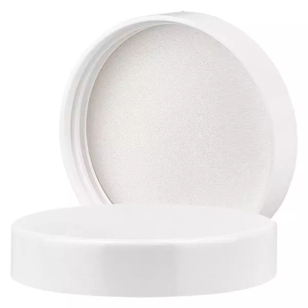 Bakelit Schraubverschluss weiß, Gewinde 51mm/R3 ApoGlas