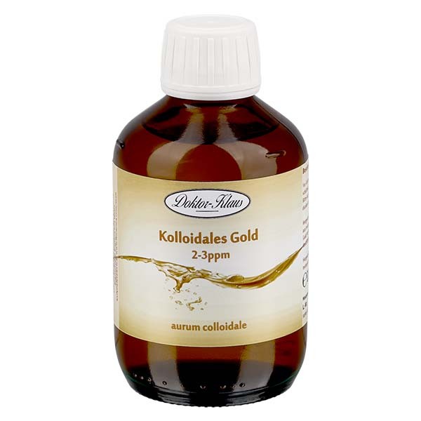 200 ml Kolloidales Gold Doktor-Klaus,2-3ppm,Braunglasflasche