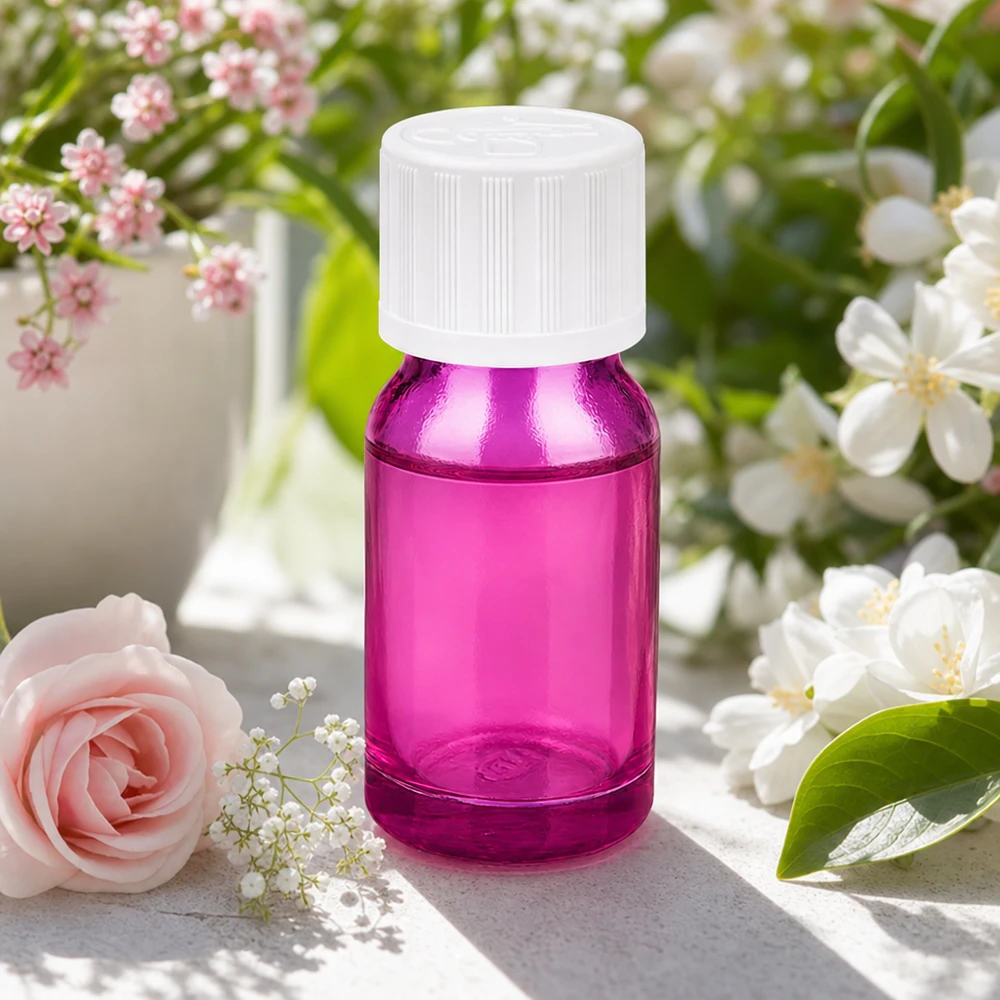 10ml Tropfflasche 1.2mm weiß Standard Kindersicher PurpleLine.UT18/10 10ml Purpurfarbene Tropfflasche mit kindersicherem Deckel für sichere Aufbewahrung