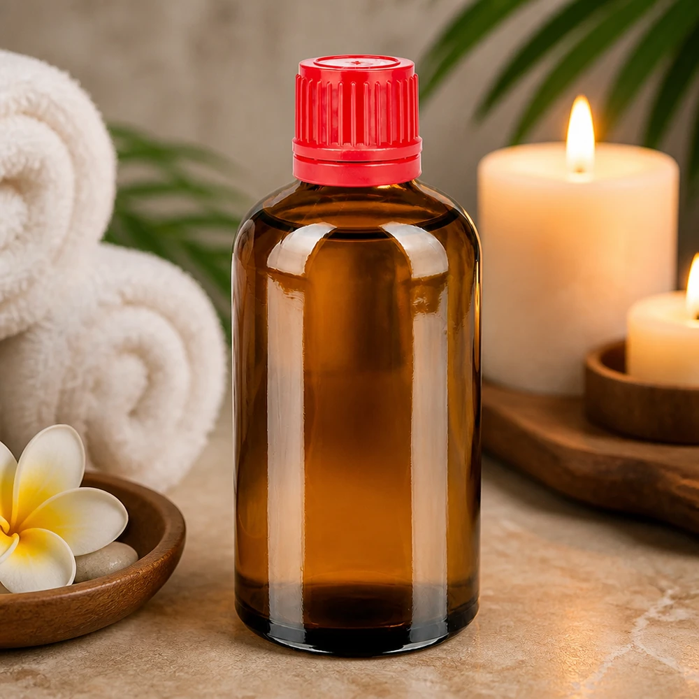 Bottiglia in vetro BrownLine di alta qualità da 100 ml - qualità superiore per applicazioni esigenti