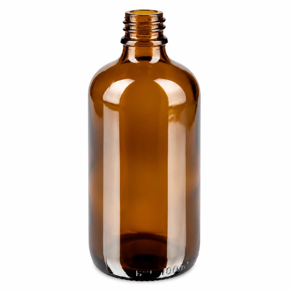 100ml Sprayflasche schwarz Standardverschluss BrownLine UT18/100 Apothekerflasche braun 100ml mit Sprühaufsatz-Gewinde für pharmazeutische Produkte