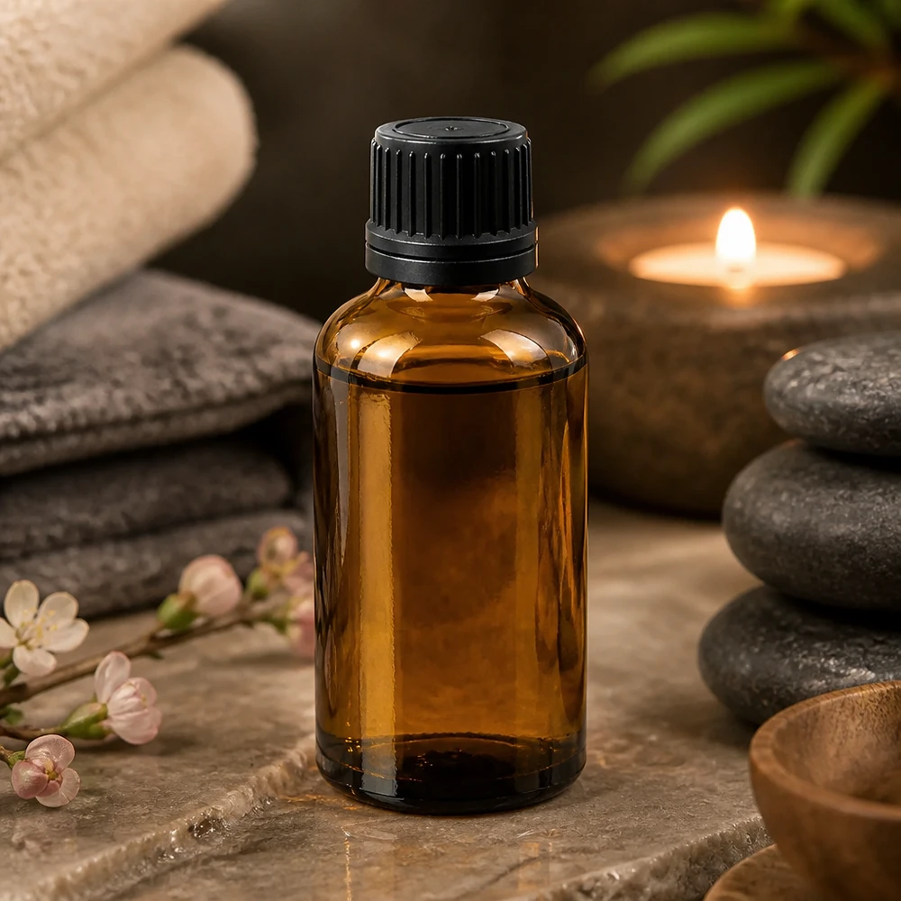 50ml Tropfflasche 1mm schwarz Originalitätsverschluss BrownLine UT18/50 Kompakte 50ml Tropfflasche aus UV-Schutzglas mit schwarzem Gewinde-Tropfverschluss