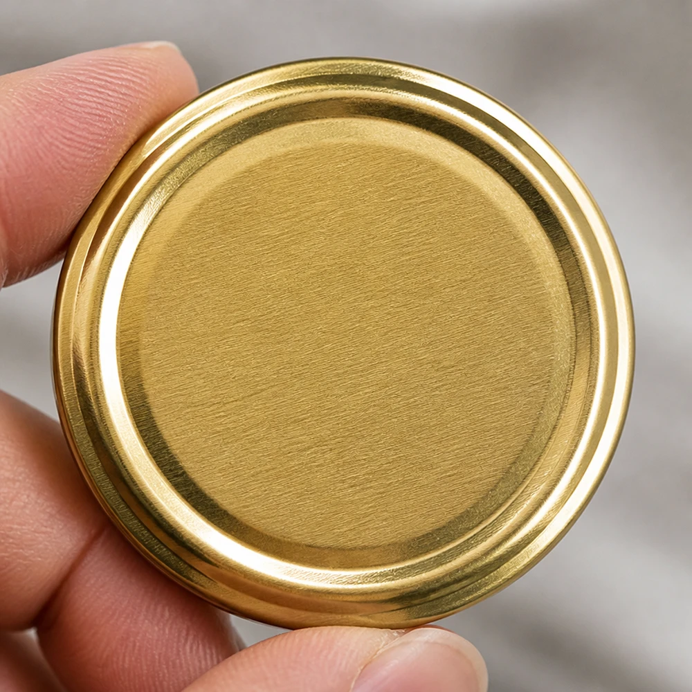 UNiTWIST TO66 gold, BioSeal, BPA-NI, unitemp UNiTWIST TO66 Einweckdeckel 66mm Durchmesser gold BPA-NI lebensmittelsicher unitemp
