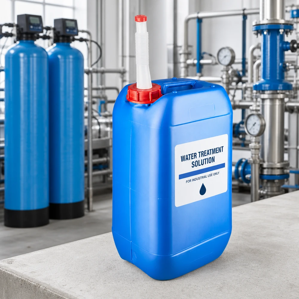 Kanister 15 Liter blau mit Auslaufrohr Flex Tragbarer Industriekanister 15 Liter blau mit integriertem Griffmulde und Flex-Auslaufrohr