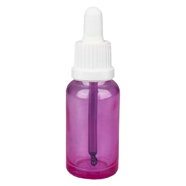 20ml Pipettenflasche weiss Originalität Schraubverschlusserschluss  PurpleLine UT18/20