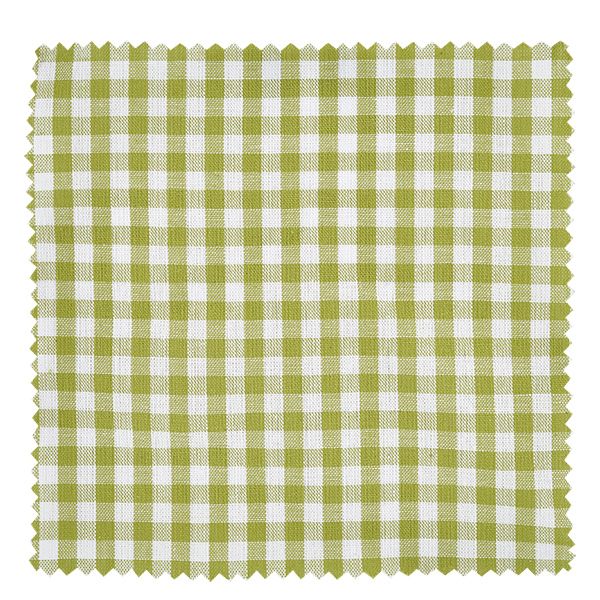 Stoff Schmuckdeckchen grün-kariert 12cm eckig
