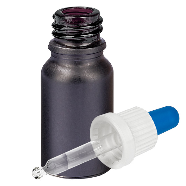 Bottiglia per pipette da 10ml bianco/blu OV BlackLine UT18/10 Bottiglia per pipette da 10ml bianco/blu OV BlackLine UT18/10