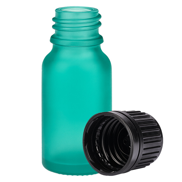 10ml Flasche 11mm Schraubverschluss schwarz Originalitätsverschluss GreenLine UT18/10