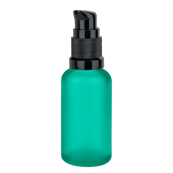 50ml Pumpflasche schwarz Standardverschluss GreenLine UT18/50
