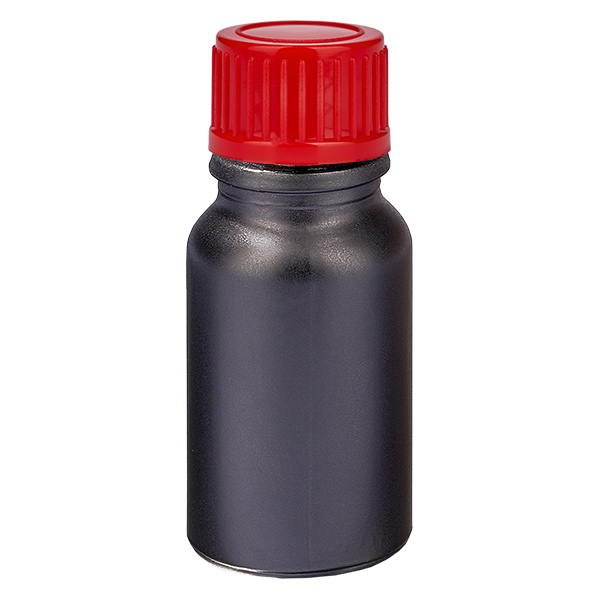 10ml Flasche 11mm Schraubverschluss rot Standard BlackLine UT18/10