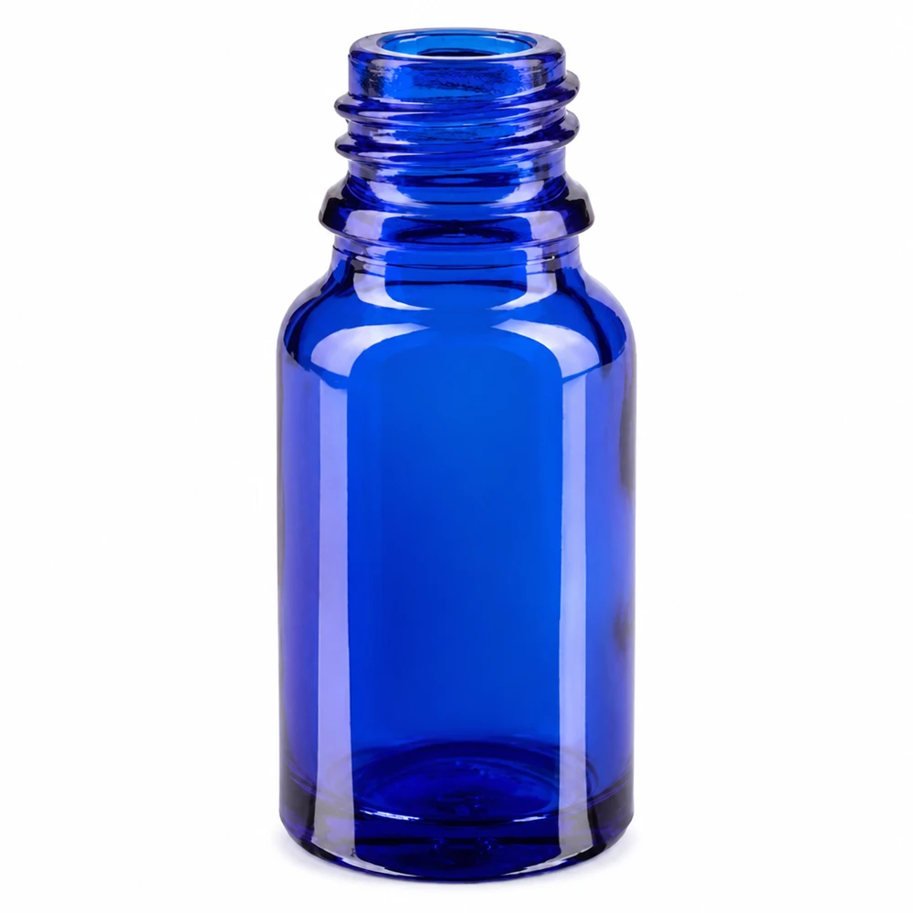 10ml Sprayflasche weiß/transparent Standardverschluss BlueLine UT18/10 Handliche blaue Sprayflasche 10ml ideal für Reise und unterwegs Anwendungen