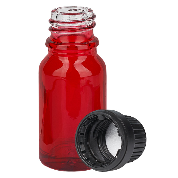 10ml Flasche 11mm Schraubverschluss schwarz Originalitätsverschluss RedLine UT18/10