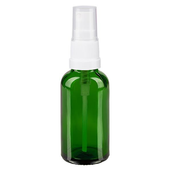 Flacone spray verde 30ml STD bianco/trasp. apoGlas Flacone spray verde 30ml STD bianco/trasp. apoGlas