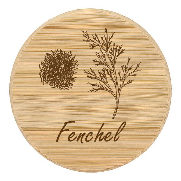 Holzdeckel "Fenchel" für WECK RR60
