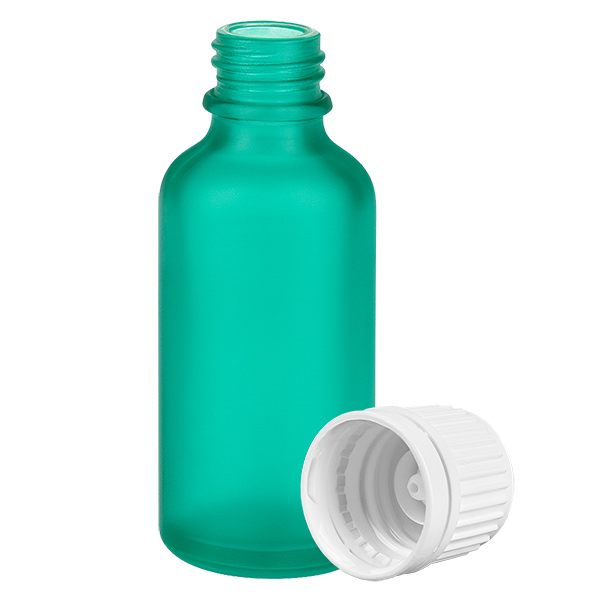 50ml Flasche 11mm Schraubverschluss weiß Originalitätsverschluss GreenLine UT18/50