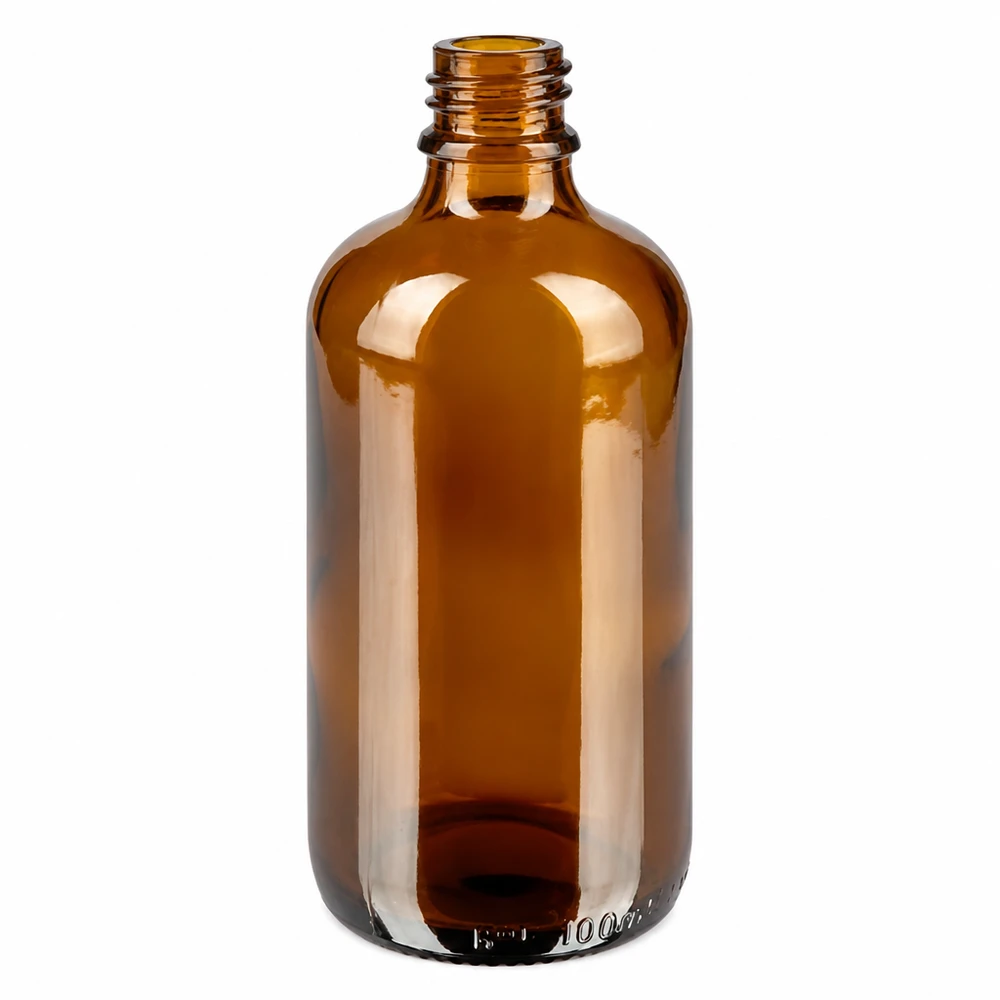 Flacone spray da 100 ml bianco/trasparente STD BrownLine UT18/100 Flacone in vetro ambrato ecologico da 100 ml riutilizzabile per il confezionamento di cosmetici sostenibili
