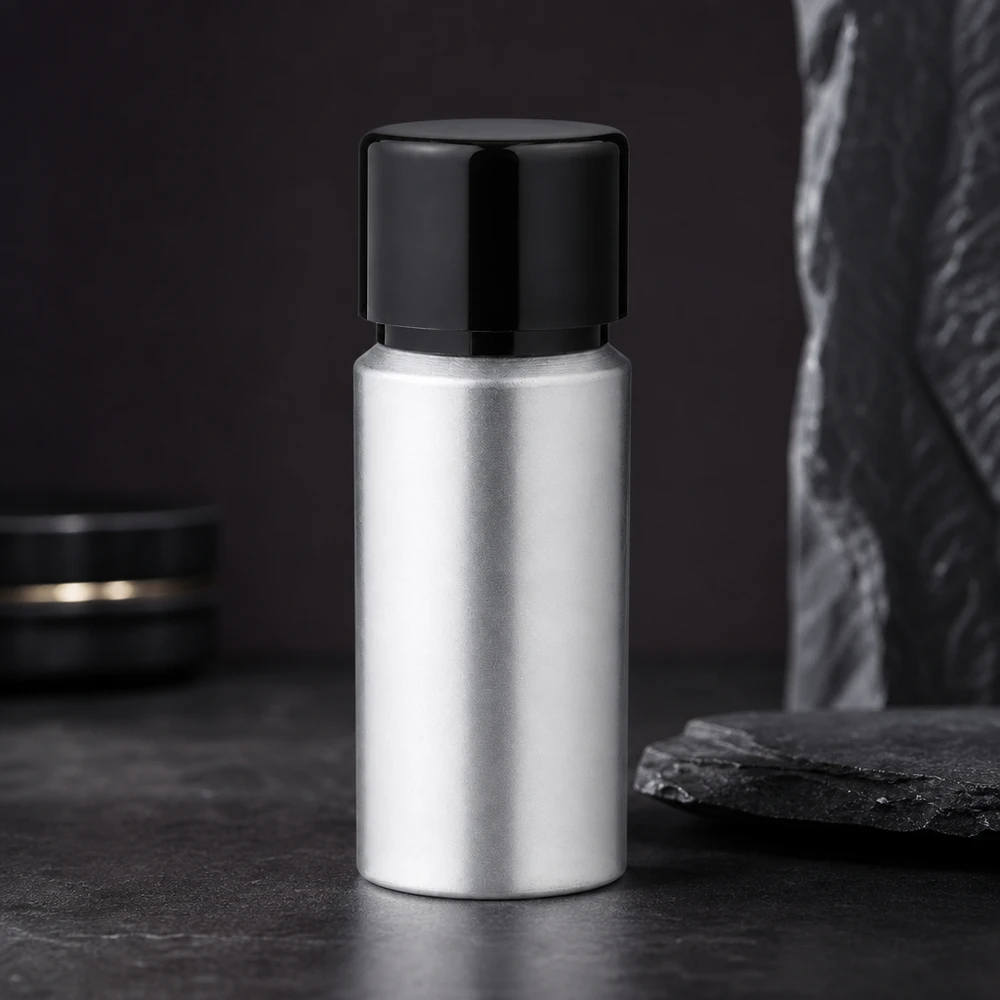 20ml gebeizte Aluflasche mit Schraubkappe Dichte 20ml Aluminiumflasche mit Schraubdeckel - auslaufsicher für sichere Lagerung