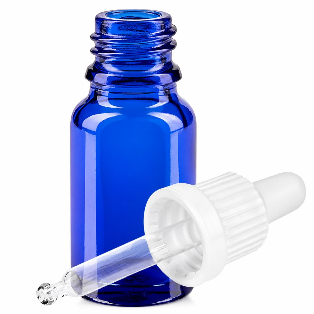 10ml Pipettenflasche weiß Originalitätsverschluss BlueLine UT18/10 10ml Pipettenflasche weiß Originalitätsverschluss BlueLine UT18/10