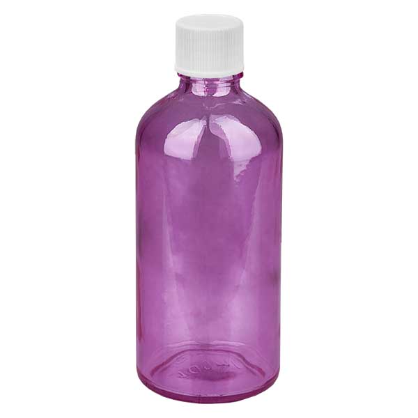 100ml Flasche 11mm Schraubverschluss weiss Standard PurpleLine UT18/100