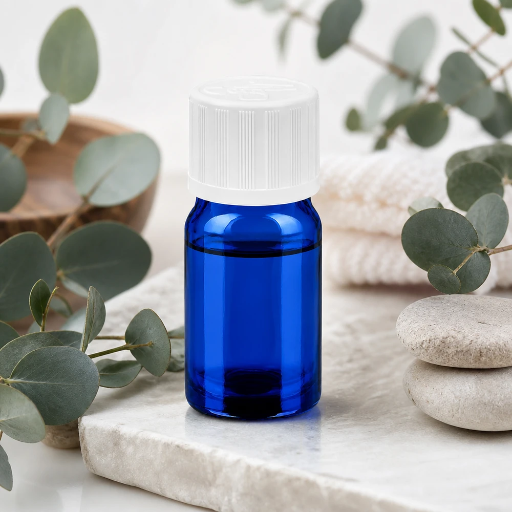 5ml Flasche 11mm Schraubverschluss weiß Standard Kindersicherung BlueLine UT18/5 Professionelle Glasflasche mit Standard-Gewinde für zuverlässige Probenlagerung