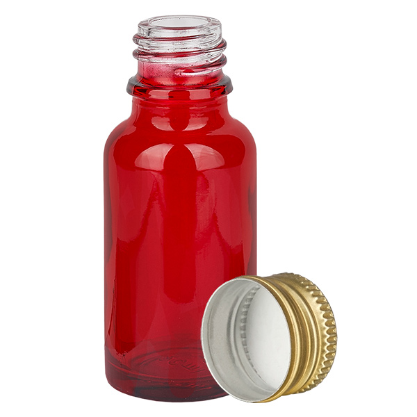 20ml Flasche 11mm Schraubverschluss Alu-Gold Standard RedLine UT18/20